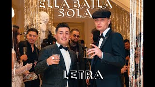 ELLA BAILA SOLA ESLABON ARMADO Y PESO PLUMA LETRA