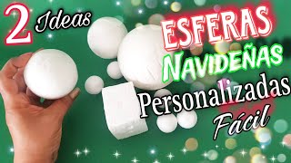 Crea ESFERAS Navideñas Personalizadas en minutos! Navidad 2023