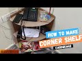 How to make Corner Shelf using Cardboard