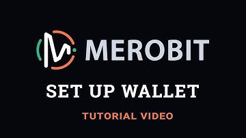 MEROBIT SET UP WALLET. Tutorial video