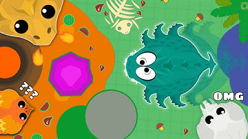 SEA MONSTER GOES TO LAVA in MOPE.IO | FUNNY MOMENTS |