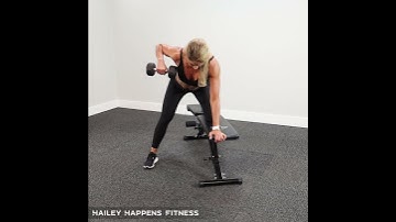 Dumbbell Bent Over Row, Pronated Grip
