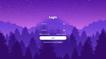 Login Form in HTML & CSS with Source Code