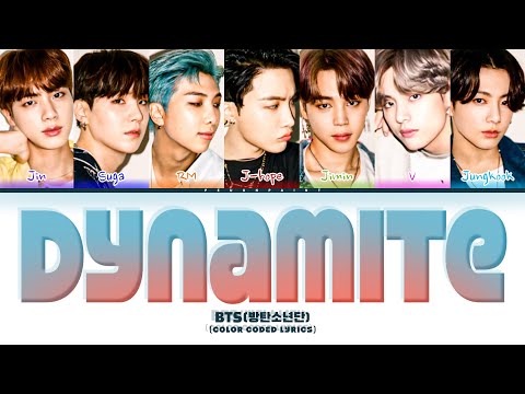 BTS(방탄소년단) 'Dynamite' (Color Coded Lyrics)
