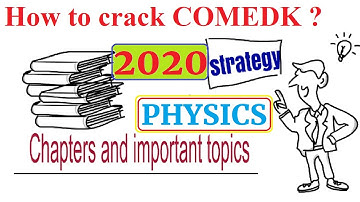 COMEDK 2020 Tricks| Tips | Detailed analysis of Physics