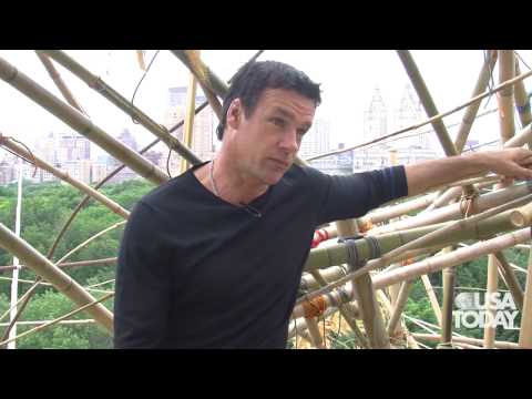 David James Elliott visits the Big Bambu exhibit
