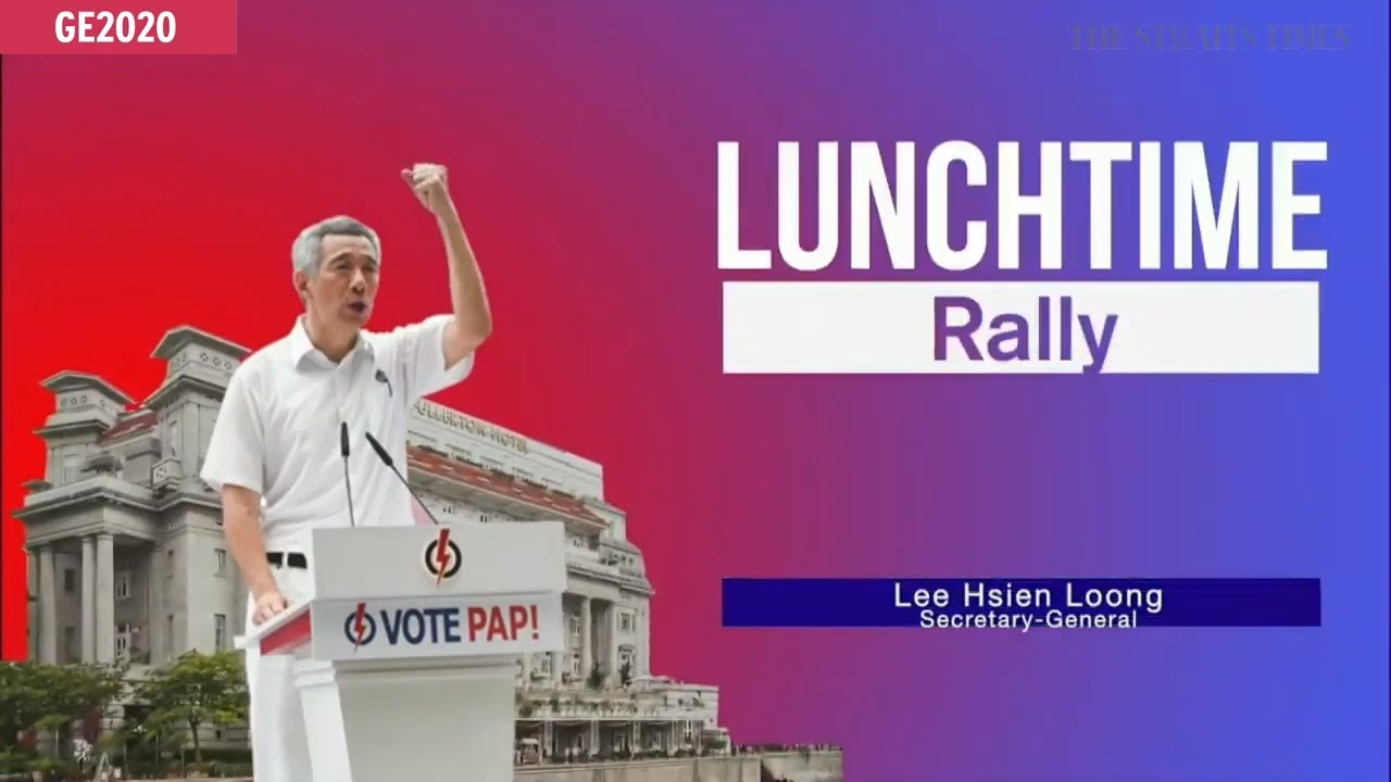 PM Lee speaks at Online Fullerton rally | People’s Action Party ...