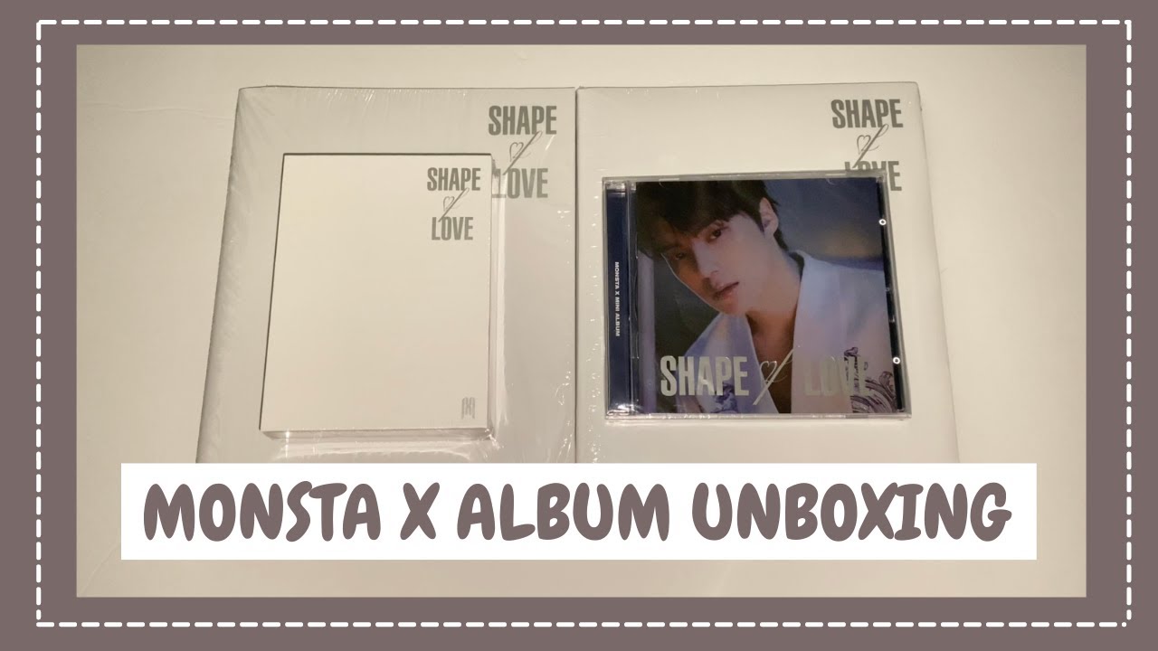 Monsta X - Shape of Love Unboxing 🖤 #unboxing#kpopalbum#kpop#monstax#