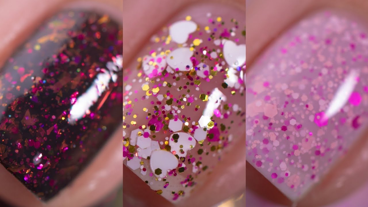 NOODLES NAIL POLISH VALENTINE'S DAY TRIO SWATCH & REVIEW YouTube