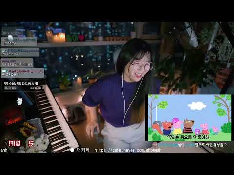 숑아 페파피그 김흥국 반응