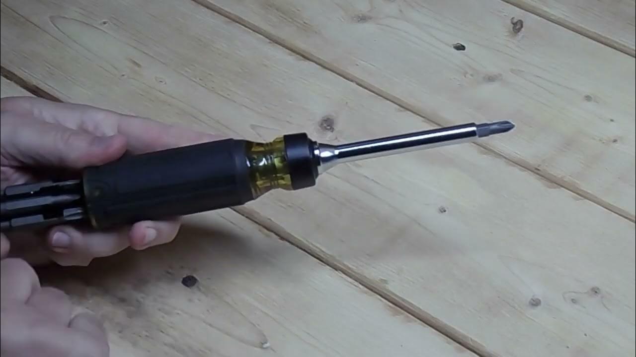 Klein 15 IN 1 Ratcheting Screwdriver 32305 Common Sense Tool Tips YouTube