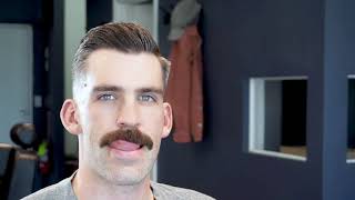 The Making Of A Thick A Mustache Time Lapse