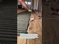 Perfect Floor Alignment Using Tile Leveling System #Flooring #Renovation #Shorts