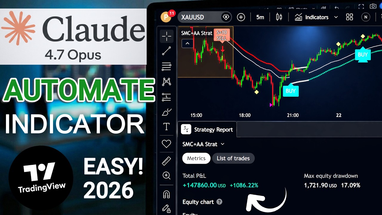 TradingView + Claude Code 4.7 Built a Pro SMC Indicator — Full AI ...