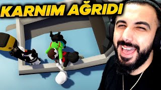 GÜLMEKTEN KARNIM AĞRIDI!! EKİPLE EFSANE HUMAN FALL FLAT | Barış Can