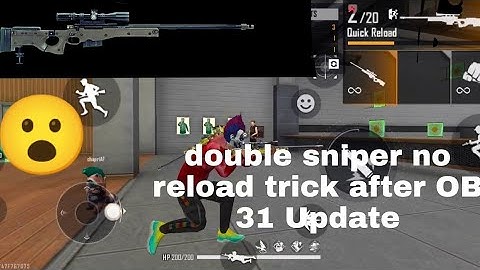 how to use Double sniper No scope in after OB31 update 100% real ||Free Fire|| #totalgaming
