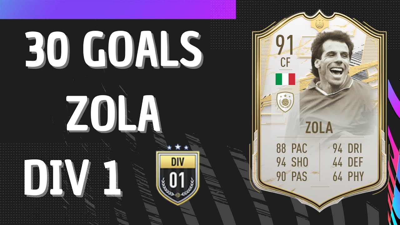 FIFA 21 ICON MOMENTS ZOLA 91 | 30 GOALS | FIFA 21 Ultimate Team