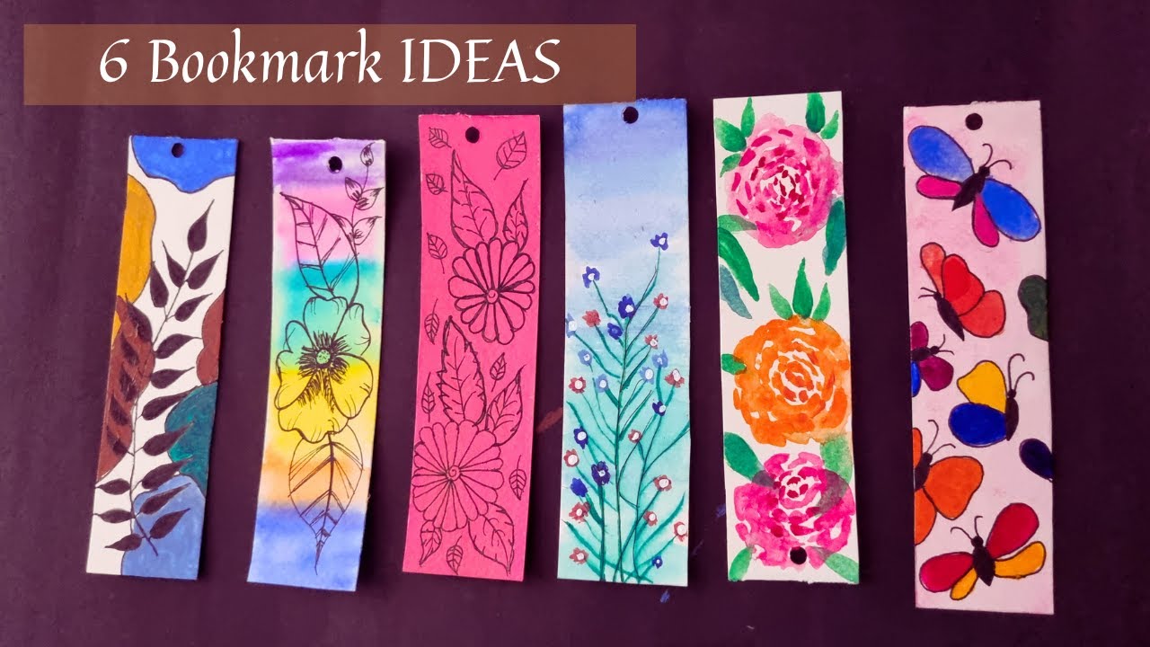 Book lover's DIY | 6 Easy DIY Bookmark Ideas | DIY gift ideas ...