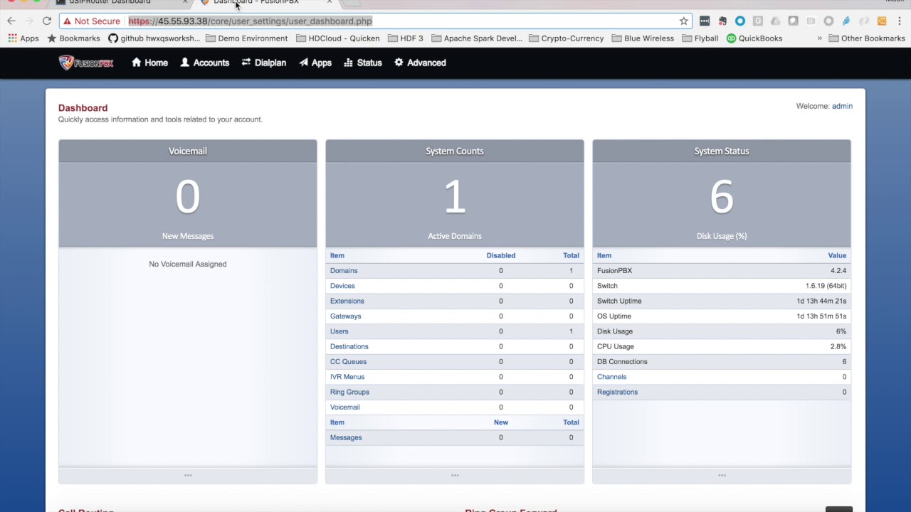 FusionPBX Domain Support - YouTube