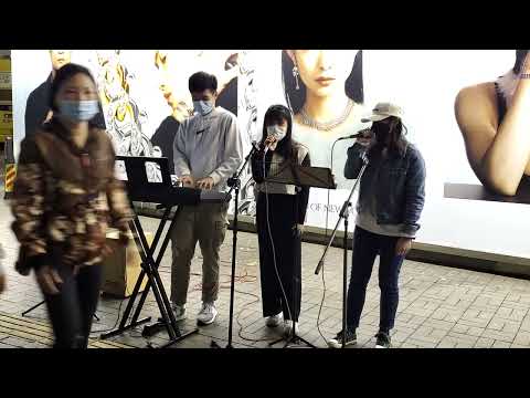 [隔離]~Jace Chan 陳凱詠 (Cover) @尖沙咀碼頭Busking 01/01/2022
