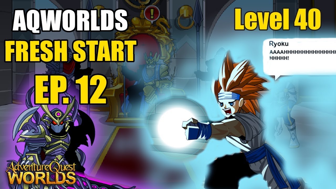 AQW Fresh Start Episode 12 - KITSUNE CHAOS LORD & INSANE LOOT! Adventure Quest Worlds