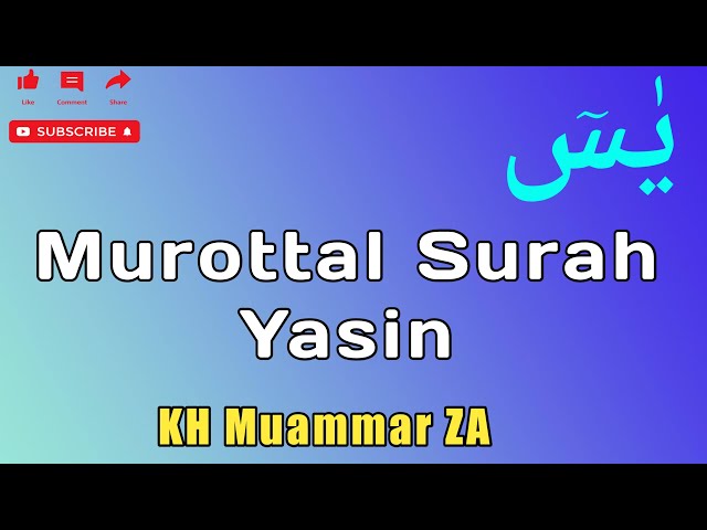 Surah Yasin | Murottal Surah Yasin Muammar ZA class=