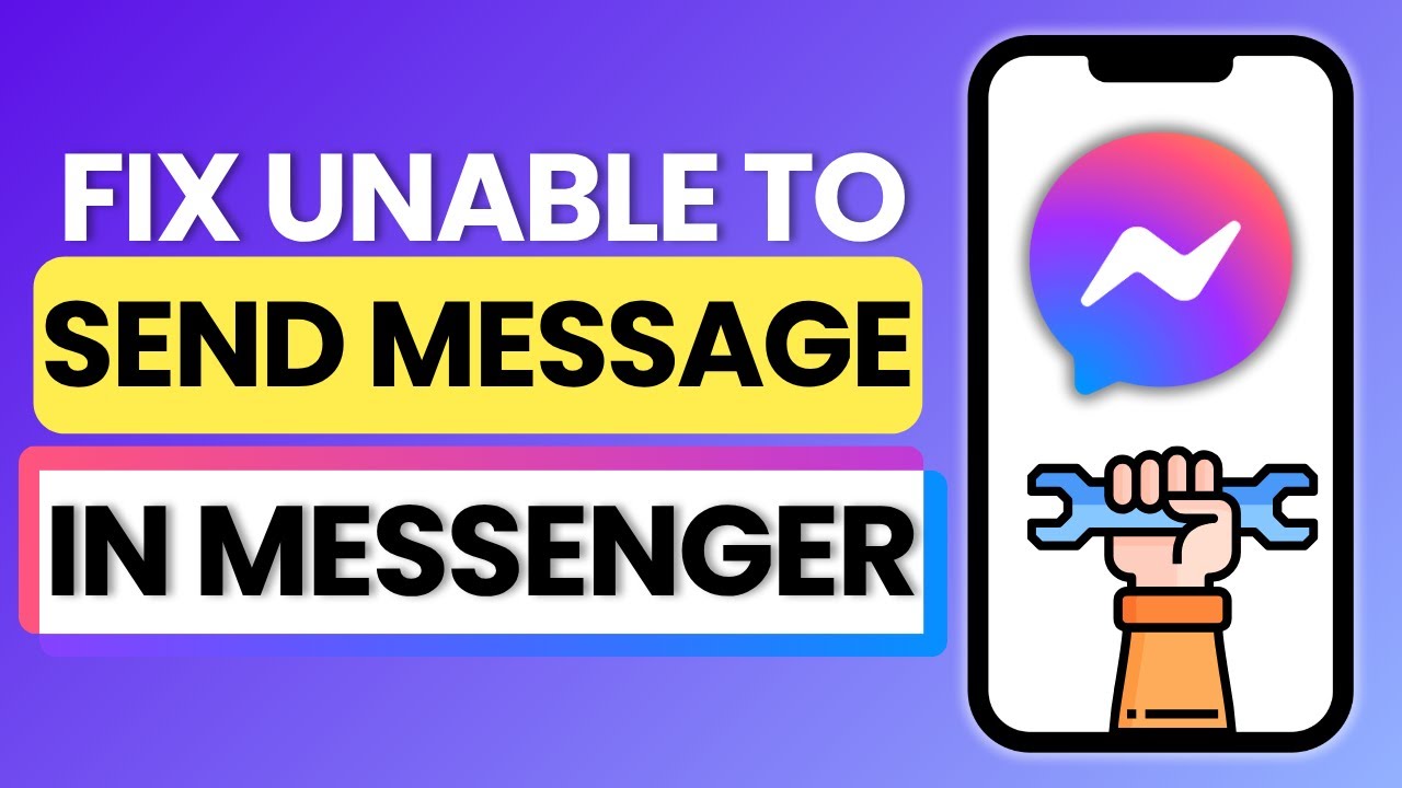 Messenger Loading Problem How to Fix Unable to send Message on Messenger Problem - YouTube