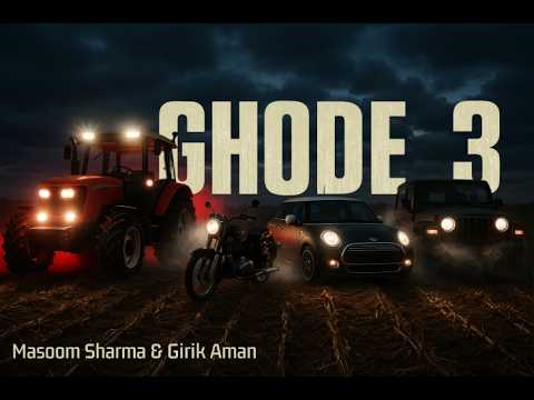 Ghode 3 (Lyrics Video) - Masoom Sharma & Girik Aman | New Haryanvi Song 2025
