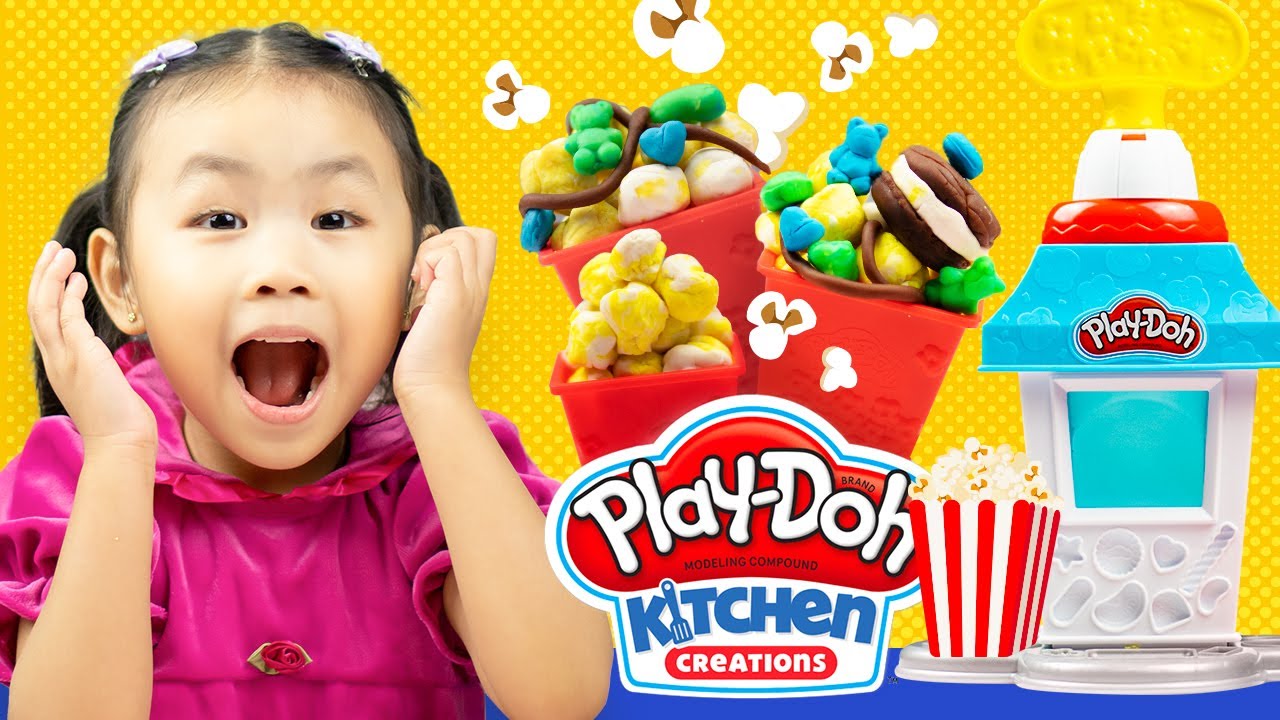 PLAYDOH POPCORN MAKER MOVIE NIGHT Life with RC YouTube