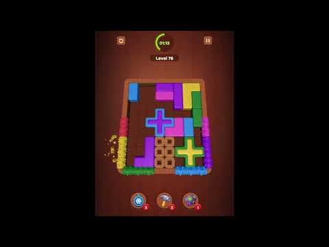 Wood Block Jam Levels 71-72-73-74-75-76-77-78-79-80