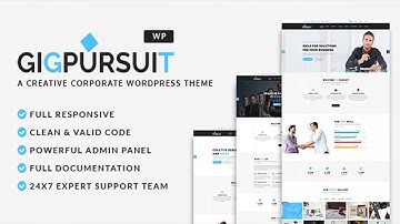 GigPursuit - Business & Corporate WordPress Theme | Themeforest Website Templates and Themes
