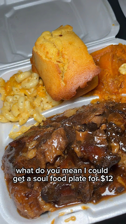 It’s a shame how good this Atlanta restaurant was. 😩 #atlrestaurants #soulfood #blackowned