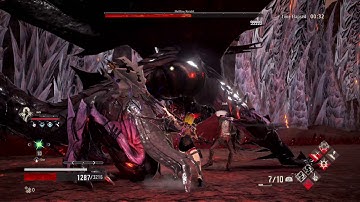 Code Vein: No Damage/No Items Hellfire Knight +10 (Knight Monarch Conqueror)