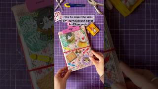 Viral DIY journal pouch cover - how to make your own! #junkjournal #journalideas #handmadejournal