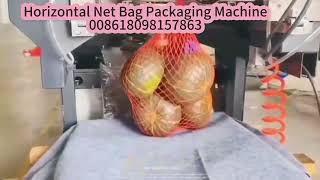 ⚡ 60 Bags/Min! High-Speed Horizontal Net Bag Packaging Machine – Potato, Onion, Citrus | Factory Dem