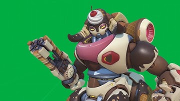 Orisa Highlight Intros Green Screen [Ice Cream]