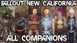 New california companions
http://project-brazil.wikia.com/wiki/companions fallout
https://www.moddb.com/mods/falloutprojectbrazil mods used: 4...