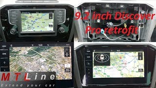 Retrofit of 9.2 inch Discover Pro with Google Earth, App-Connect and Perform. Monitor - VW Passat B8 screenshot 1