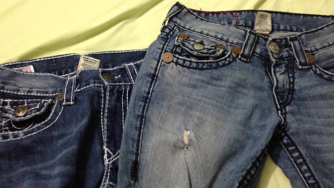 True Religion Jeans | diferencias de original y pirata - YouTube