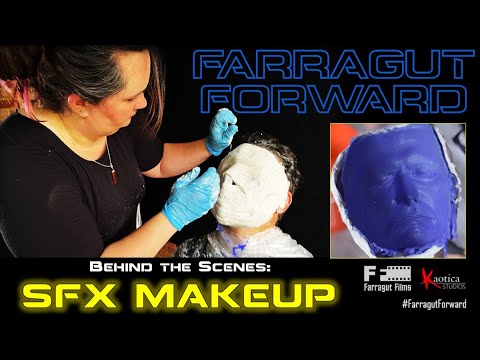 SFX MAKEUP LIFECAST Smooth On Making Farragut Forward Star Trek Fan Film BTS
