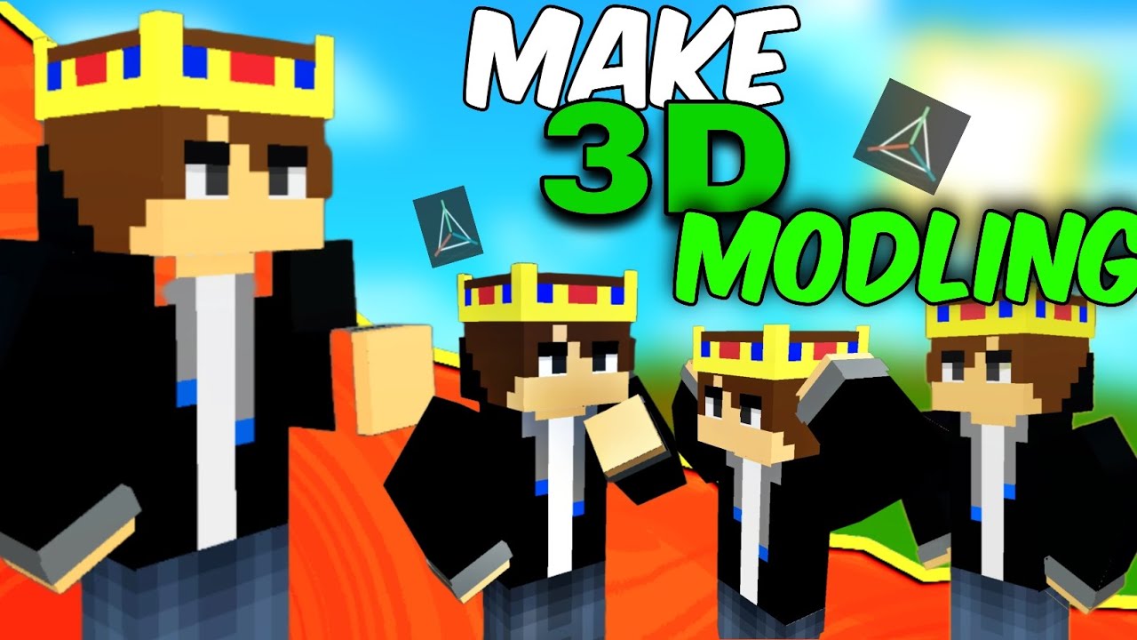 How To Make 3D character modelling in Android 🤯 Full Tutorial in (Hindi ...
