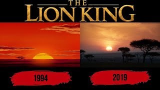 THE LION KING 1994 vs 2019 | Circle of Life