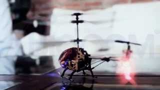 Helicoptero A Radio Control Remoto Rc De Metal Con Giroscopo