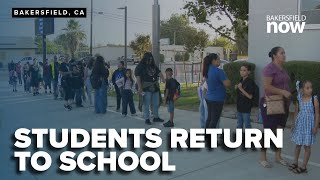 Thousands of students return to school in Bakersfield