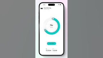 Modern Sleep Tracker UI with Circular Slider in SwiftUI 🚀