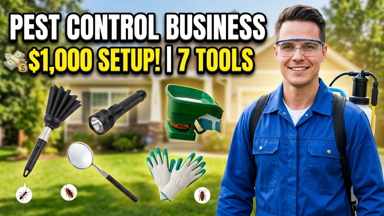Pest Control Setup $1,000 Pest Control Setup | 7 Tools That Actually Work - YouTube