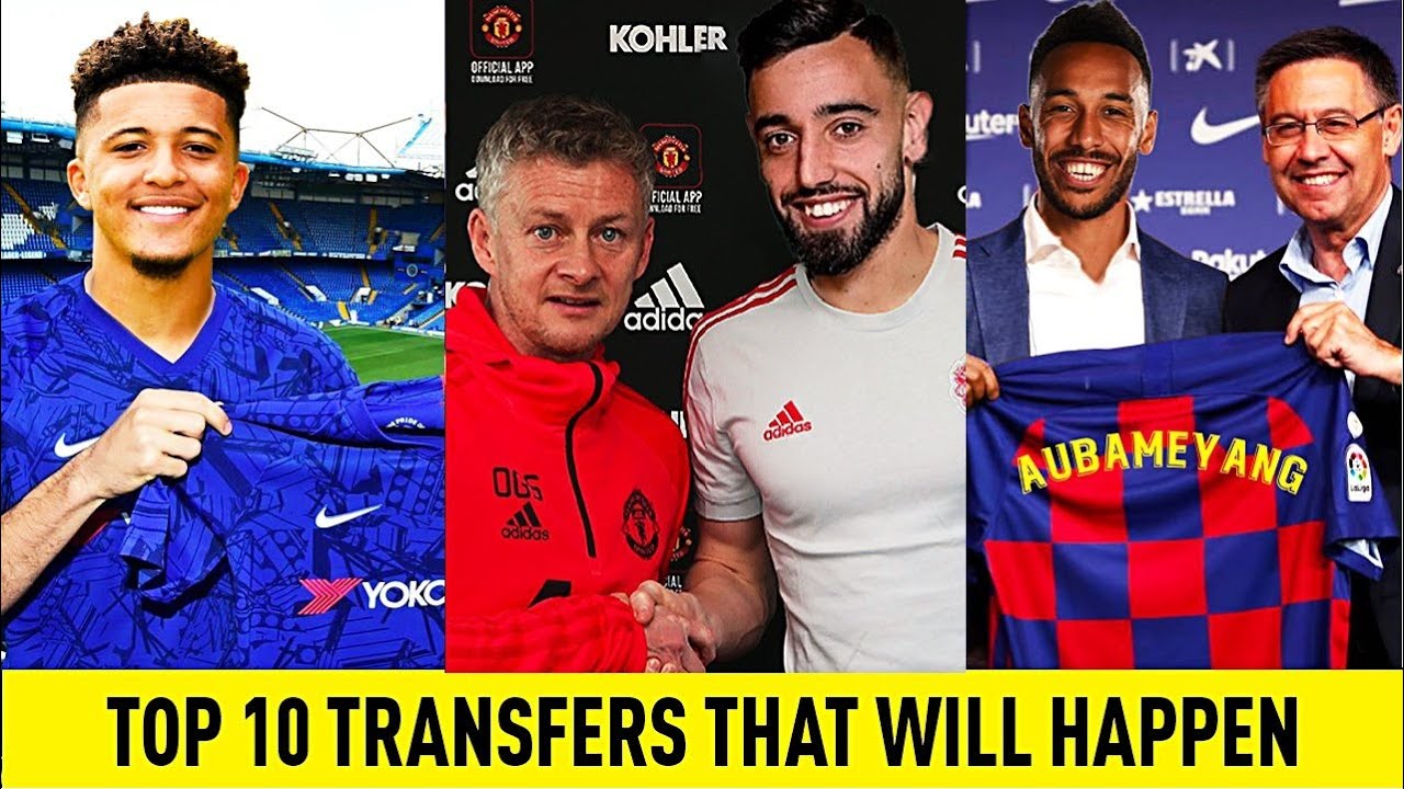 ALL CONFIRMED JANUARY TRANSFERS 2020 THAT WILL STILL HAPPEN😲🔥 | w/ B.FERNANDES MANCHESTER UTD💥🏆