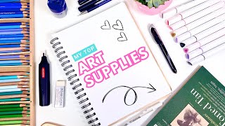 All my Favorite Art Supplies ✨ (& How I use them!)