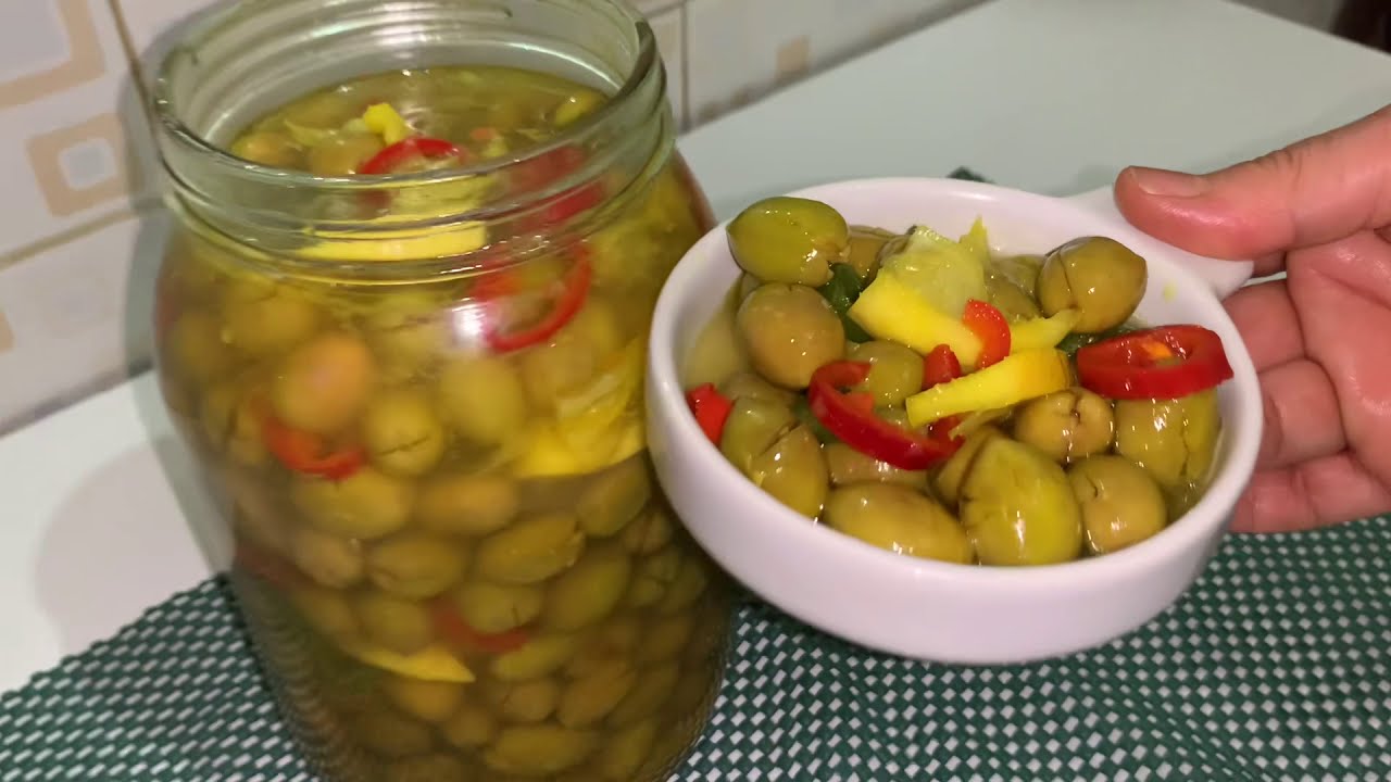 طريقة تحضير زيتون مسلالة (المغربي) مع جميع النصائح  والمكون السحري للا حتفاظ  بلونه الاصلي