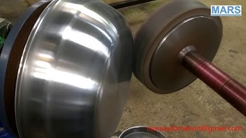 CNC Outside Buffing / Polishing Machine - Kadhai Flapwheel Polishing